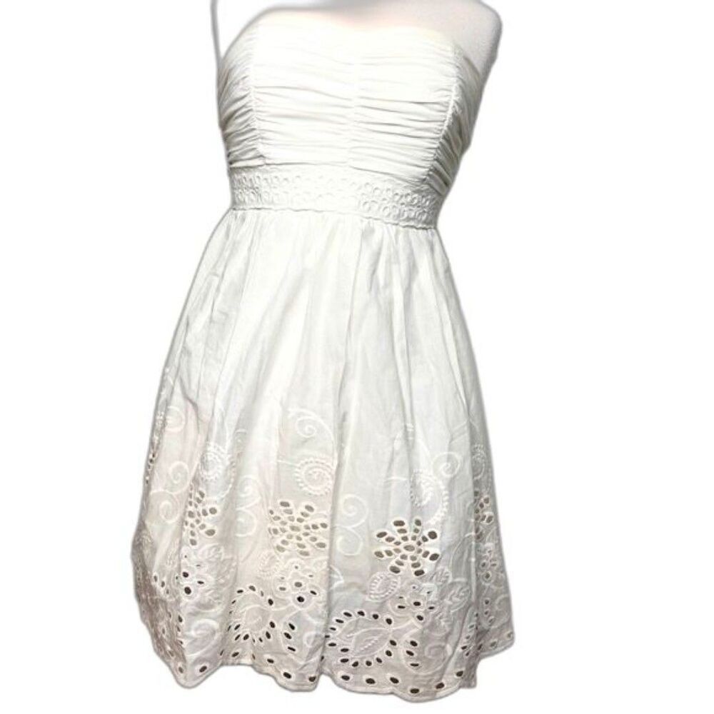 Women's Michelle Sweetheart Embroidered romantic Dress 100% cotton 11